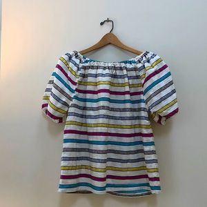 Ace & Jig Gelato Metallic Striped Blouse